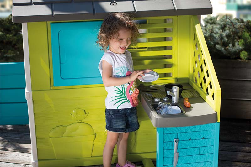 Летняя кухня в детском домике Smoby 810711