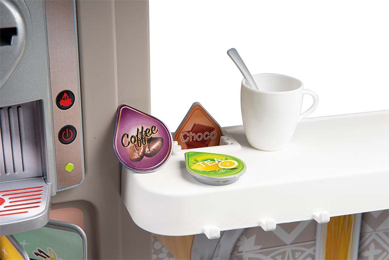 Капсулы кофе, чая и шоколада в кухне Smoby Tefal Evolutive 312300
