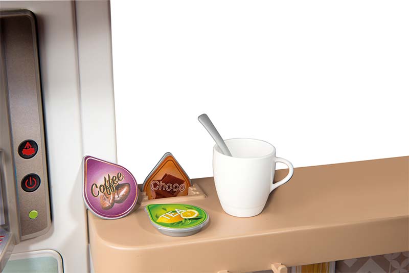 Капсулы кофе, чая, шоколада входят в комплект кухни Smoby Tefal Evolutive
