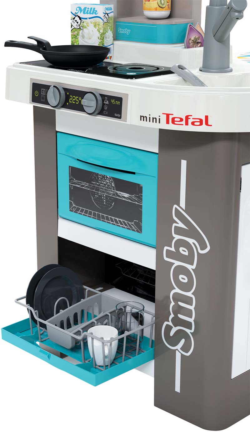 Посудомоечная машинка в кухне Smoby Tefal Studio Bubble 311043