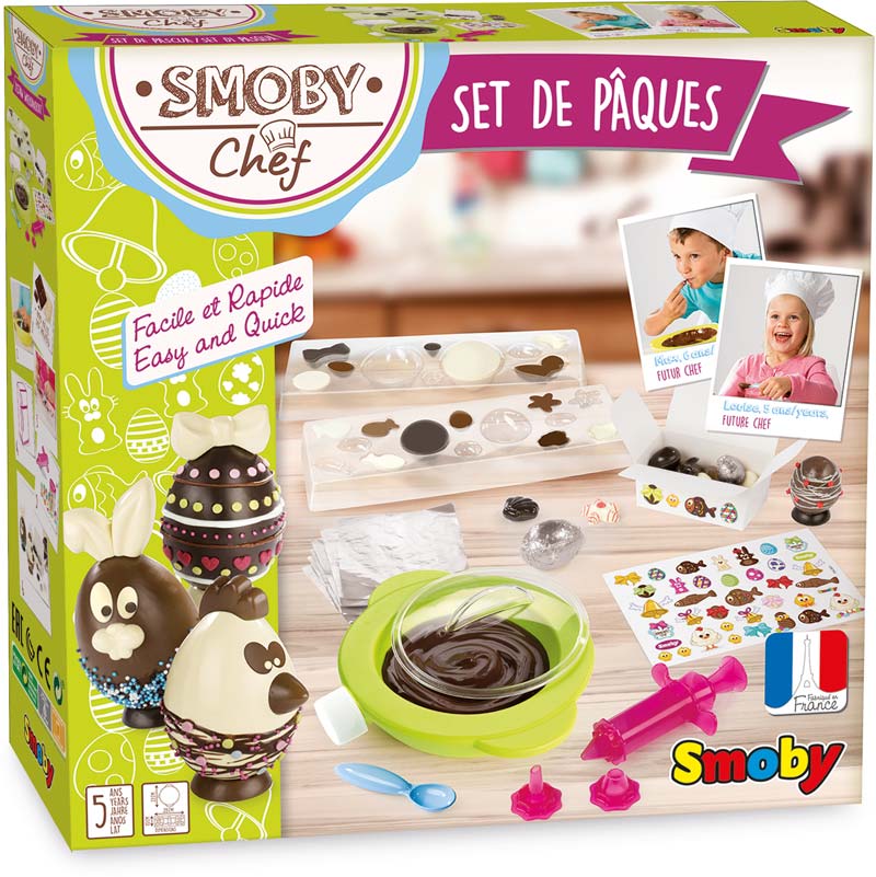 Упаковка набора Smoby Chef для приготовления шоколадных яиц 312105