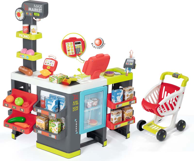 Игровой набор Супермаркет Smoby Maxi Market со светом и звуком 350215